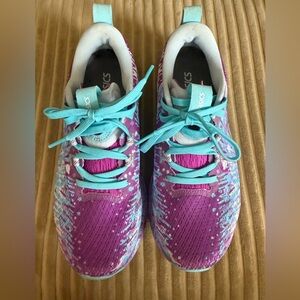 Asics noosa tri 16 Sneakers in Purple and Light Blue